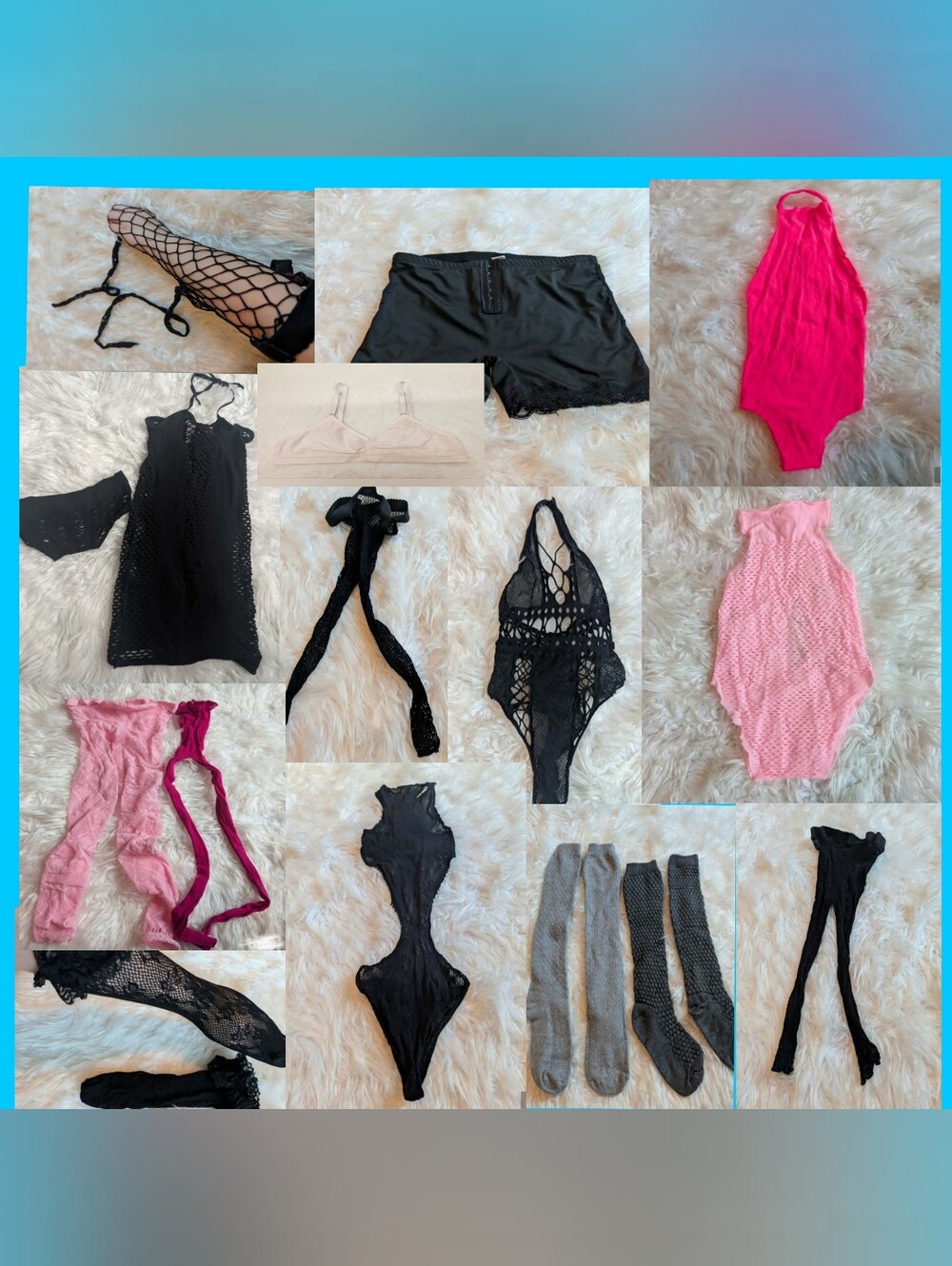 Huge Bundle Lot Dance Wear Fishnet Lace Club Wear Intimate Sleepwear Nwot Sale